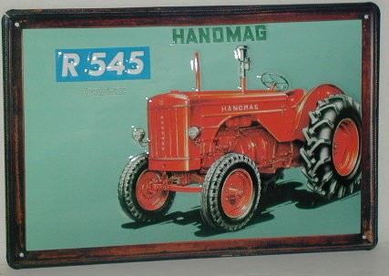 Blechschild HANOMAG Traktoren R 545