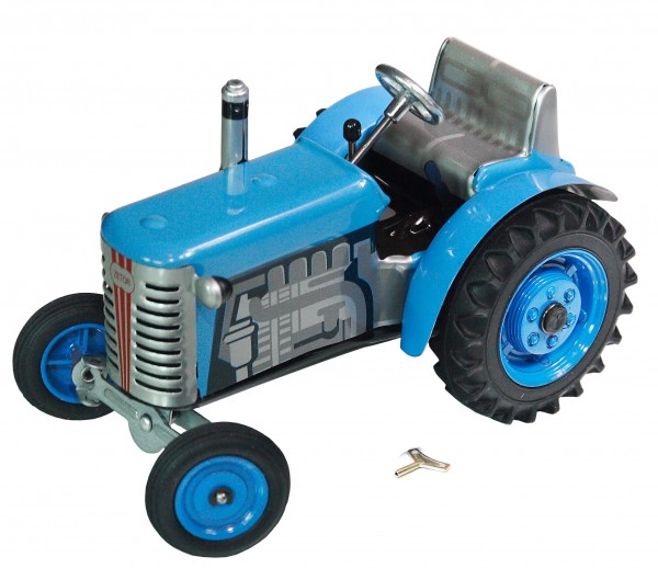 KOVAP Zetor Traktor blau Ansicht links