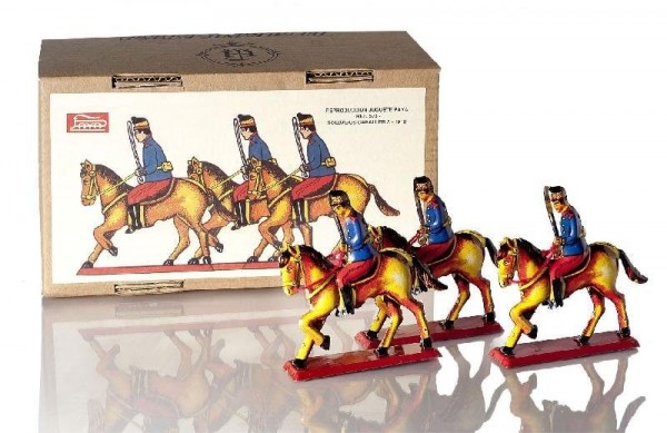 Paya Reitersoldaten auf Pferd Ansicht links