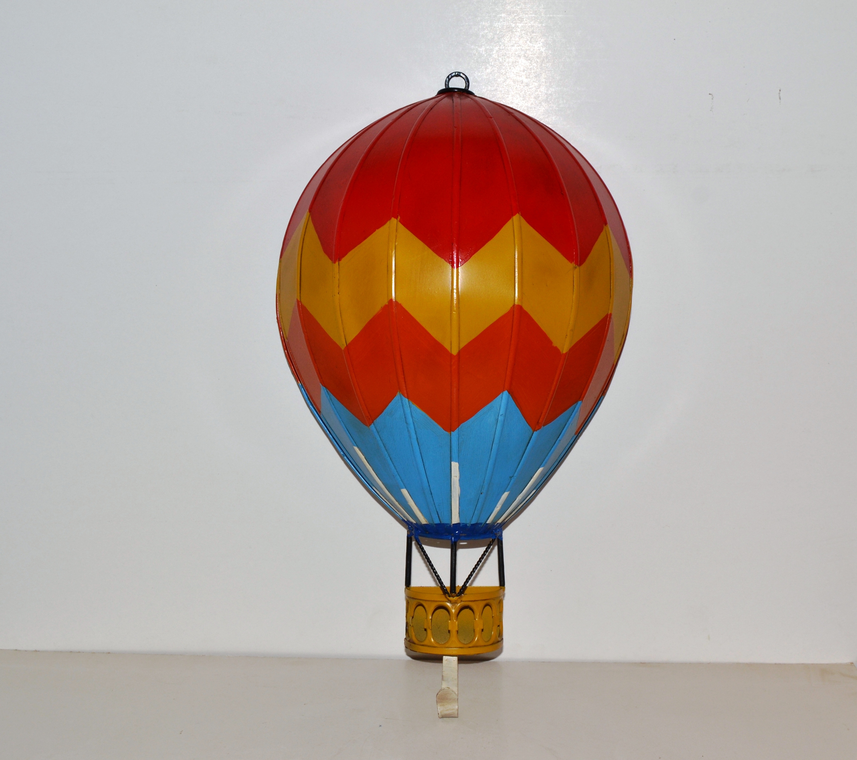 21 x 35 cm 37424 Heißluftballon Ballon Blechmodell Tin Model Vintage Balloon ca