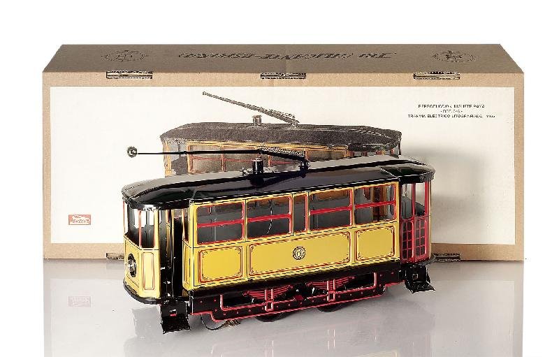 Blech Retro Modell  Straßenbahn 